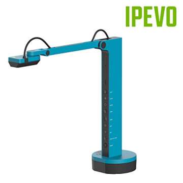 IPEVO VZ-X Wireless 8MP Document Camera, 3 Modes of Connectivity — Wi-Fi, HDMI, and USB, Compatibl...