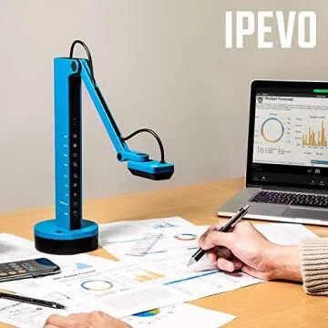 IPEVO VZ-X Wireless 8MP Document Camera with 3 Modes