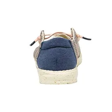 Hey Dude Women's Wendy Sox Light Pink Size 6 | Women’s Shoes | Women’s Lace Up Loafers | Comfortable & Light-Weight