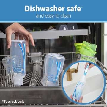 Dr. Brown's Anti-Colic Options+ Baby Bottles, 4 oz/120 mL, with Level 1 Slow Flow Nipple, Pink, 3 Pack, 0m+