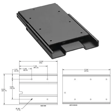 Minn Kota 1854035 Quick Release Bracket for Trolling Motors