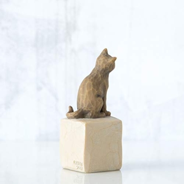 Willow Tree Love My Cat (Dark), Sculpted Hand-Painted Figure