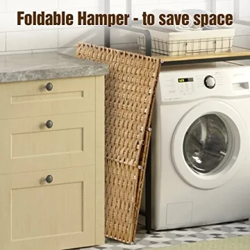 Stylish Greenstell Laundry Hamper with Lid for Home