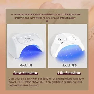 Beetles Gel Nail Polish Kit with 48W Lamp - DIY Manicure Kit