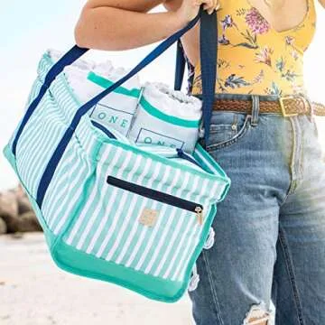 Savvy Beach Tote - Stylish Oversized Waterproof Bag