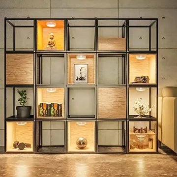 HELPEX Puck Lights with Remote for Under Cabinet Lighting