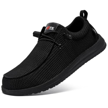 LARNMERN Men's Slip-On Safety Sneakers - Alloy Toe & More