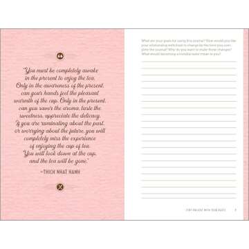 Mindful Eating Journal for Health and Wellness Enthusiasts