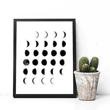 Moon Phases Wall Art Beautiful Decor for Every Space