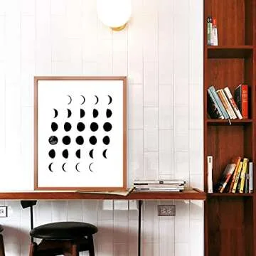 Moon Phases Wall Art Beautiful Decor for Every Space