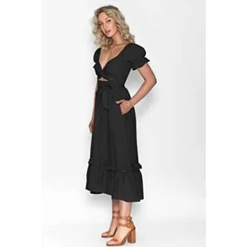 Shop ZAFUL 2023 Boho Maxi Dress for Women - A-Line Style