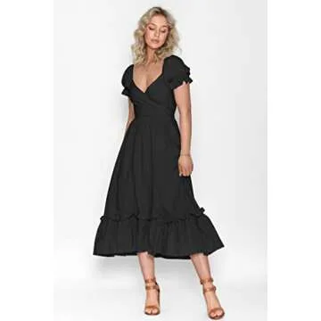 Shop ZAFUL 2023 Boho Maxi Dress for Women - A-Line Style