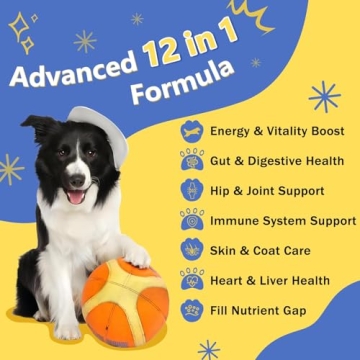 Multivitamins for Dogs – 12 in 1 Health Boosting Chews