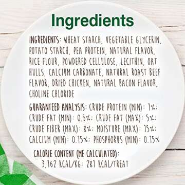 Nylabone Healthy Edibles Dog Chews Roast Beef Flavor