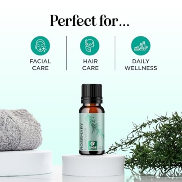 Pure Rosemary Essential Oil for Hair Skin Aroma Shine