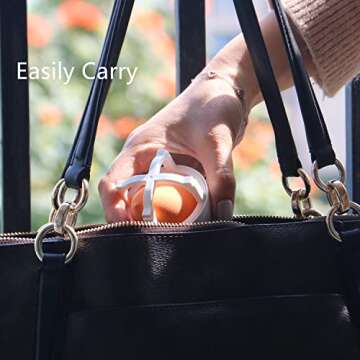 Makeup Sponge Blender Holder Travel Carrying Case Sponge Drying Rack Stand Holder Egg Powder Puff Dr...