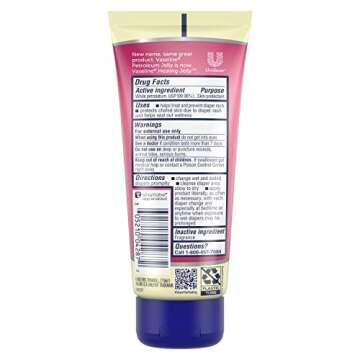 Vaseline Healing Jelly Baby Diaper Rash Moisturizer 2.89 oz