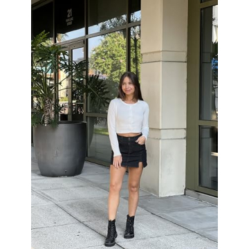 Stylish Newshows White Cropped Cardigan for Women 2024