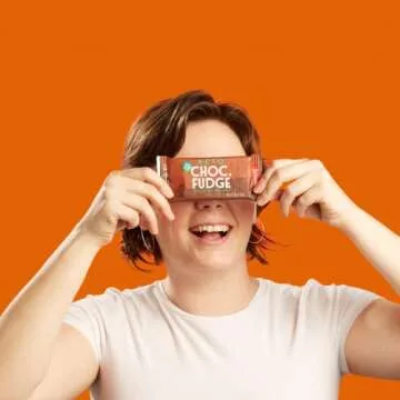 good! Snacks Keto Vegan Protein Bars, Chocolate Fudge, Gluten Free Keto Snack Bar, Low Carb, Low Sugar Meal Replacement, High Protein Healthy Snacks, 11g Protein, 3g Net Carbs, 12 Bars