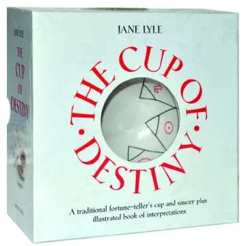 The Cup Of Destiny: A Traditional Fortune-Teller's Cup and Saucer plus Illustrated Book of Interpretations