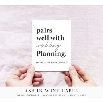 Engagement Wine Labels,Engagement Gift Ideas,Engagement Party Gifts,Wine Bottle Labels,Wedding Plann...