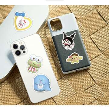 120 Pcs 3D Cute Anime Stickers,PVC Waterproof Sun-Proof Stickers for Phone,Laptop,Bottles,Skateboard,Computer,Phone,Anime Sticker Pack,Gifts for Cartoon Fan