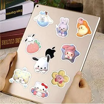 120 Pcs 3D Cute Anime Stickers,PVC Waterproof Sun-Proof Stickers for Phone,Laptop,Bottles,Skateboard,Computer,Phone,Anime Sticker Pack,Gifts for Cartoon Fan