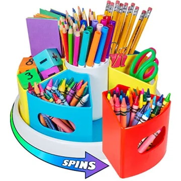 Creative Caddy Rotating Art Supply Organizer for Kids