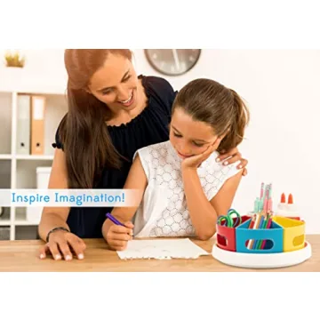 Creative Caddy Rotating Art Supply Organizer for Kids