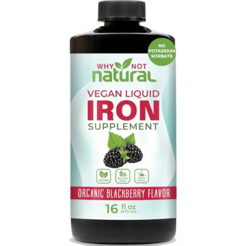 Why Not Natural Liquid Iron Supplement for All Ages - 16 Fl Oz