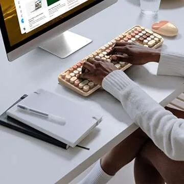 Stylish MOFII Wireless Keyboard and Mouse Combo for All