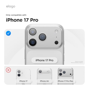 elago for iPhone 17 Pro Case - Premium Magnetic Silicone Cover with MagSafe