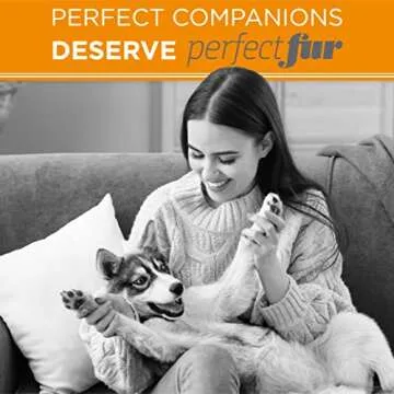 TropiClean Perfect Fur Dog Shampoo for Shedding Control & Deep Conditioning for Breeds with Thick Double Coats | 16 oz