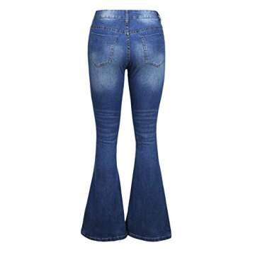 Stylish GALMINT Women's Flared Denim Pants - Casual Fit and Comfort