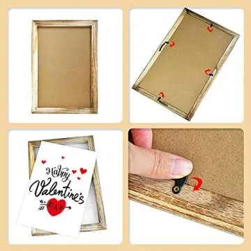 Valentines Day Farmhouse Home Decor with Reversible Sayings