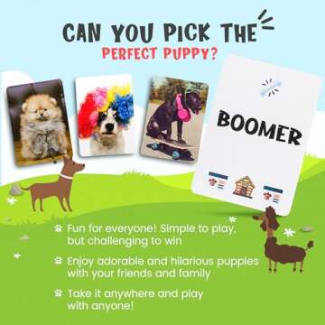 Name That Puppy – Fun Family Card Game for Kids, Adults & Dog Lovers | Easy Party Game, Hilarious ...