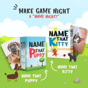 Name That Puppy – Fun Family Card Game for Kids, Adults & Dog Lovers | Easy Party Game, Hilarious Group Play, Quick to Learn, Great Gift for Pet Owners & Game Night