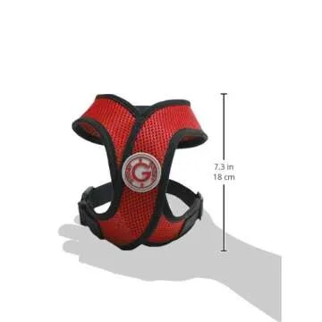 Gooby Comfort X Harness - No Pull Design for Small Dogs
