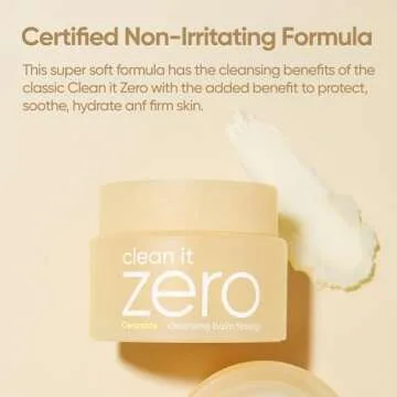 BANILA CO Clean it Zero Firming Cleansing Balm | Korean Makeup Remover, Cleansing Oil to Soothe and Moisturize Skin | Vegan | Made with Moringa Ceramide and Panthenol (100ml/3.38 fl.oz)