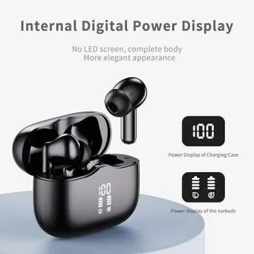 Wireless Earbuds with 40H Playtime and Noise Cancelling