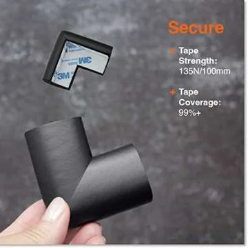 Roving Cove Baby Corner Protectors - Soft Foam 3M Adhesive