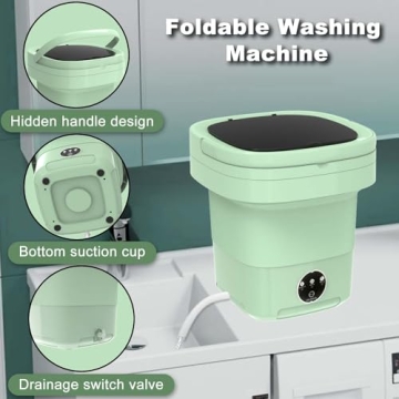 Portable 15L Mini Washing Machine for Travel & Home