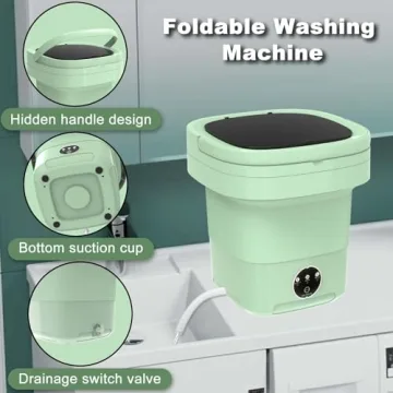 Portable 15L Mini Washing Machine for Travel & Home