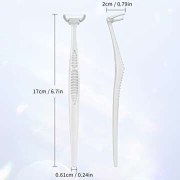 RAZOKO Dental Floss Picks, Clean Dental Flossers Kit with 2 Handle and 240 Extra Strength Refills