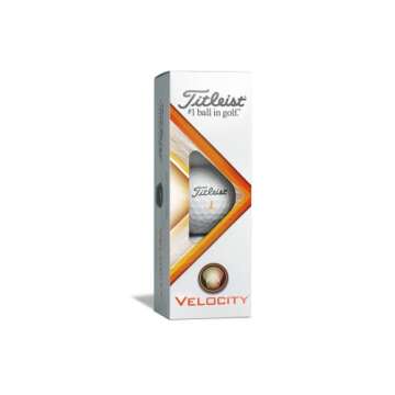 Titleist Velocity Golf Balls (One Dozen), 12 Pack