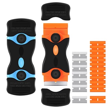 2PACK Razor Blade Scraper for Easy Cleaning and More