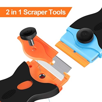 2PACK Razor Blade Scraper for Easy Cleaning and More