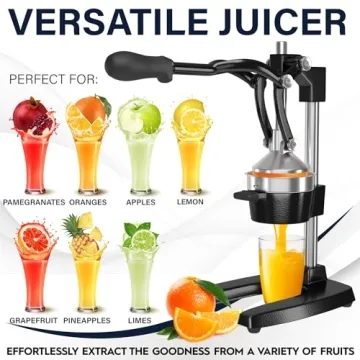Eurolux Cast Iron Citrus Juicer for Fresh Juice