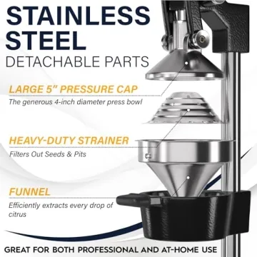 Eurolux Cast Iron Citrus Juicer for Fresh Juice