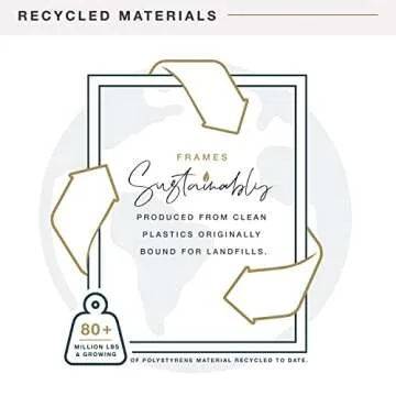 MCS Trendsetter 16x24 Poster Frame Black High-Gloss, Vertical & Horizontal Wall Hanging Large Picture Frame for Photos, Posters & Art Prints (1-Pack)